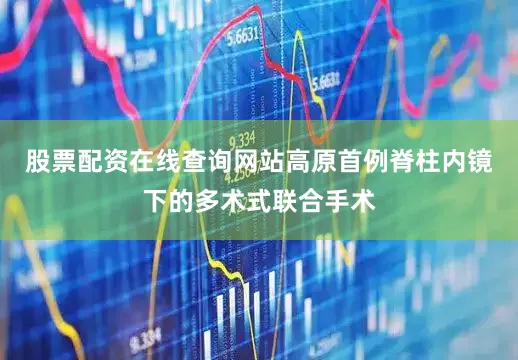 股票配资在线查询网站高原首例脊柱内镜下的多术式联合手术