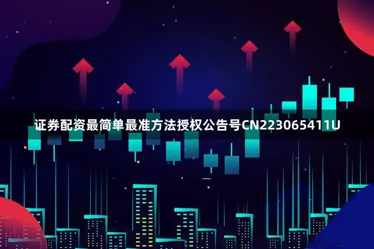 证券配资最简单最准方法授权公告号CN223065411U
