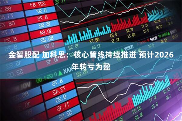 金智股配 加科思：核心管线持续推进 预计2026年转亏为盈